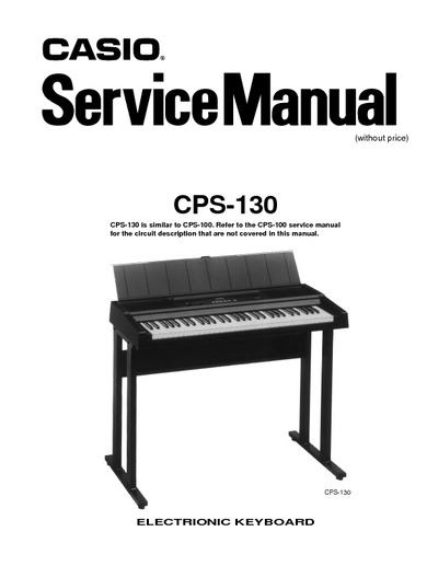 Casio CPS130 Service Manual