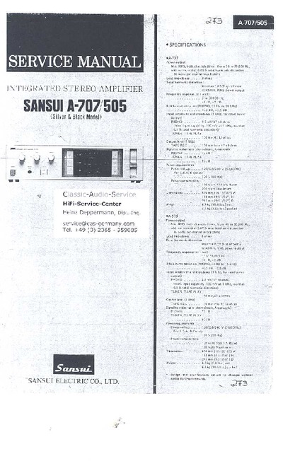 Sansui a505