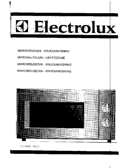 Electrolux NF-4031 Micro ondas