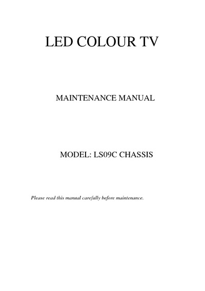 LS09C Service Manual LCD