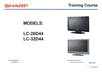 SHARP LCD, LC32D44=LC32R24B, FONTE&INVERTER