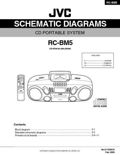 JVC RC-BM5 Diagrama Esquematico