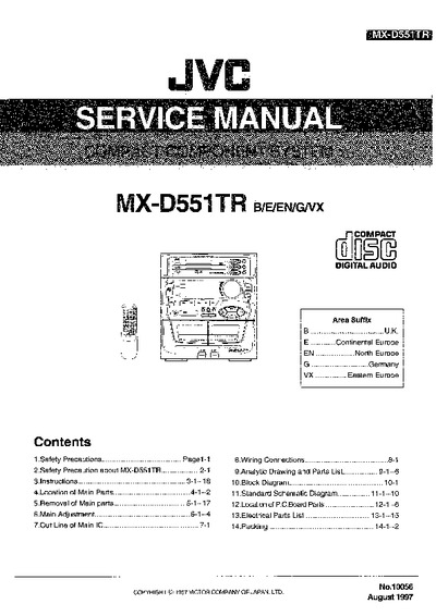 JVC MX-D551TR 10056