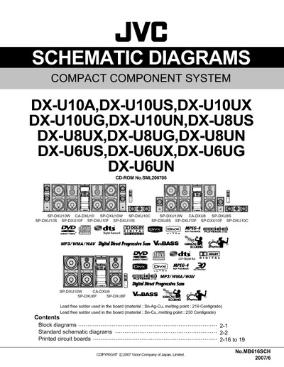JVC MB616 Schematic Diagram