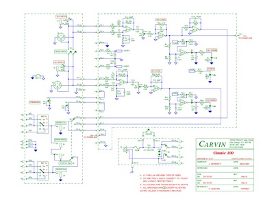 Carvin Classic 100  Schematic