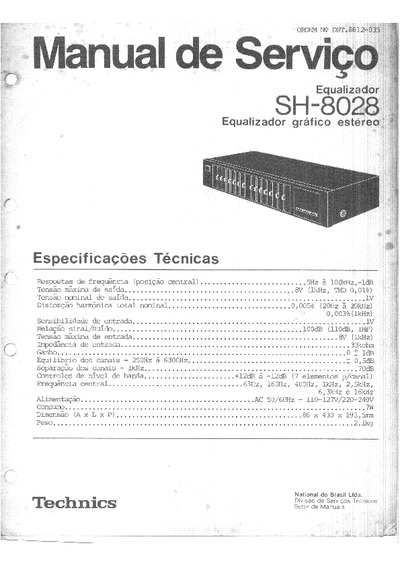 Technics SH-8028