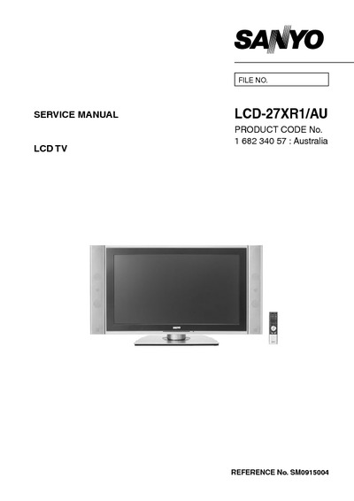 SANYO 27XR1  LCD
