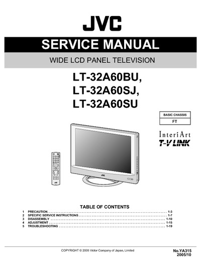 JVC FT LT-32A60BU LCD TV