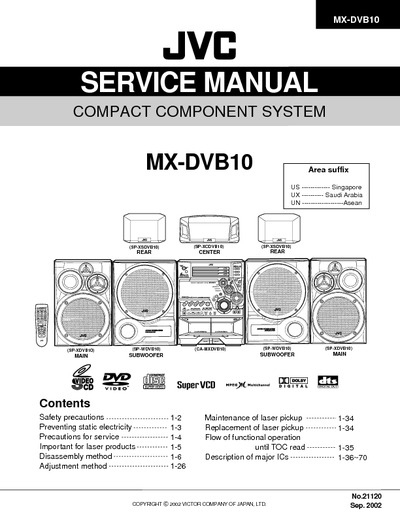 JVC MX-DVB10 