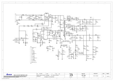 OEM Delta DAC-12M025 power schematic