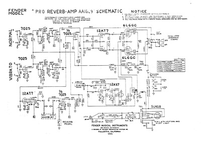 Fender Proreverb aa1009 schem