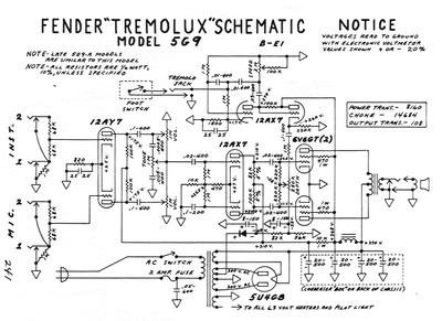 Fender Tremolux 5g9 schem