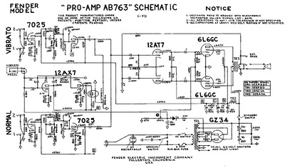 Fender Pro ab763 schem