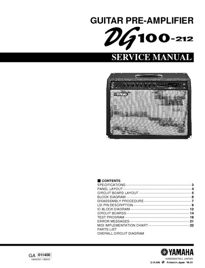 Yamaha DG100-212