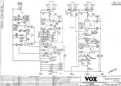Vox ac30 1993 preamp