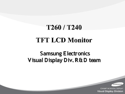 Samsung LS26TWHSUV T260 T240