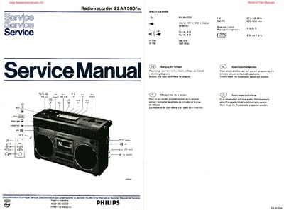 Philips 22AR580 OLD RADIO