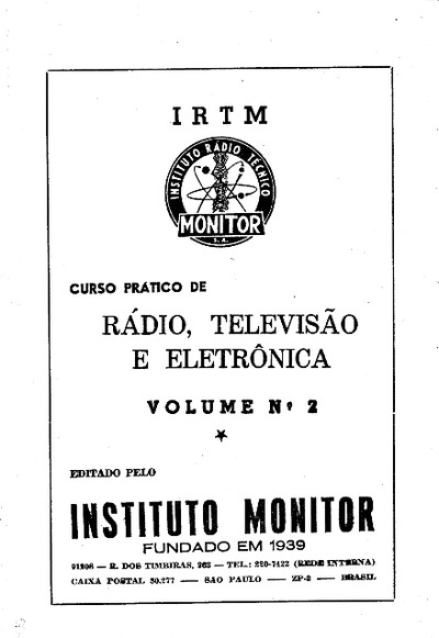 Curso Rádio Televisão e Eletrônica - 02