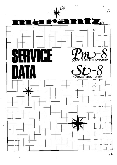 Marantz PM-8 Service Manual