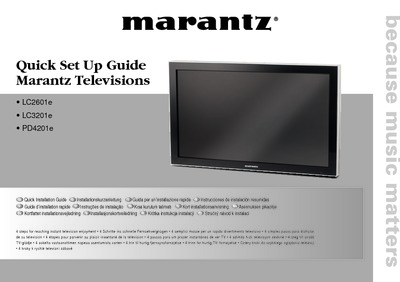 Marantz PD-4201 Owners Manual