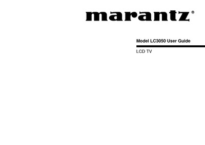 Marantz LC-3050 Owners Manual