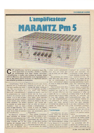 Marantz PM-5-Test