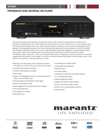 Marantz DV-7600 Brochure-2