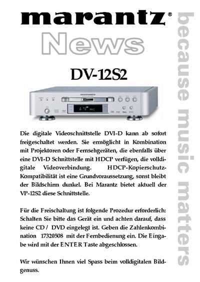 Marantz DV-12-S-2 Brochure-2