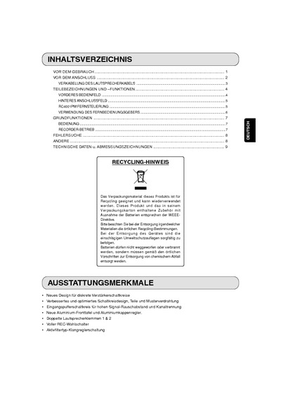 Marantz PM-4001-OSE Owners Manual-2