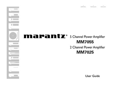 Marantz MM-7055 Owners Manual