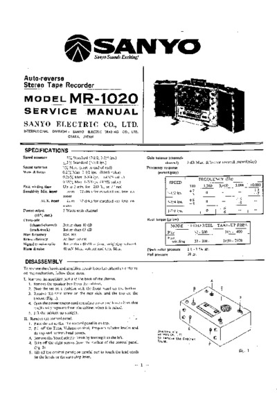 SANYO MR1020