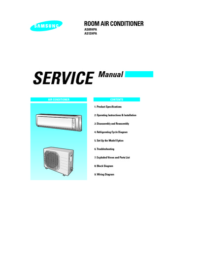 Samsung AS09 12 HPAN Service Manual