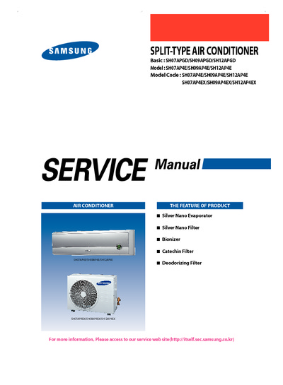 Samsung SH07 09 12 AP4E X Service Manual