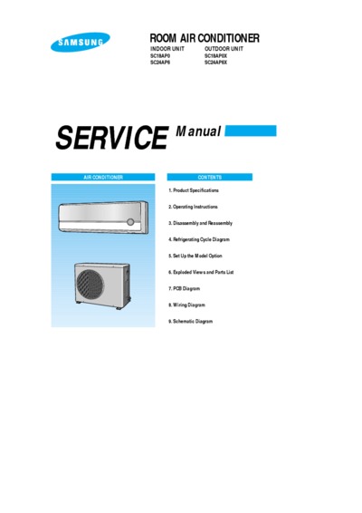 Samsung SC18 24 AP Service Manual