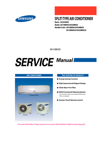 Samsung SH18 24 BW 2 6 Service Manual