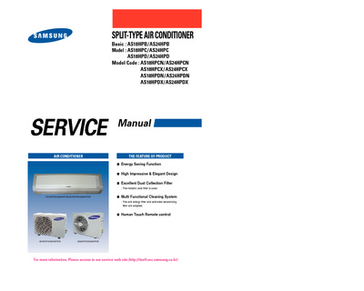 Samsung AS18 24 HPCN Service Manual