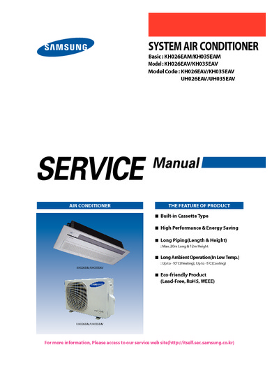 Samsung KH026 035 EAV Service Manual