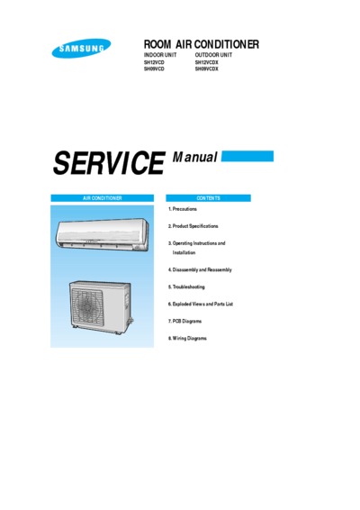 Samsung SH09 12 VCD Service Manual