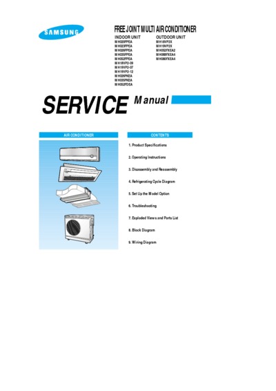 Samsung MH18 19 VP2X Service Manual