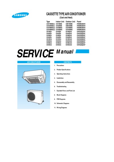 Samsung CH18 24 36 44 CA Service Manual