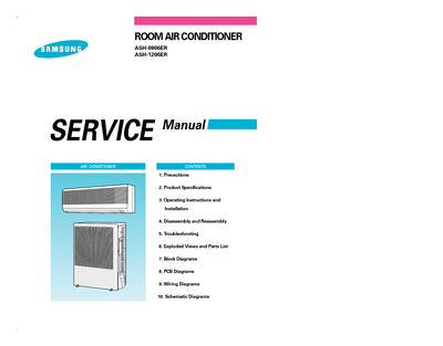 Samsung ASH0906 1206 ER Service Manual