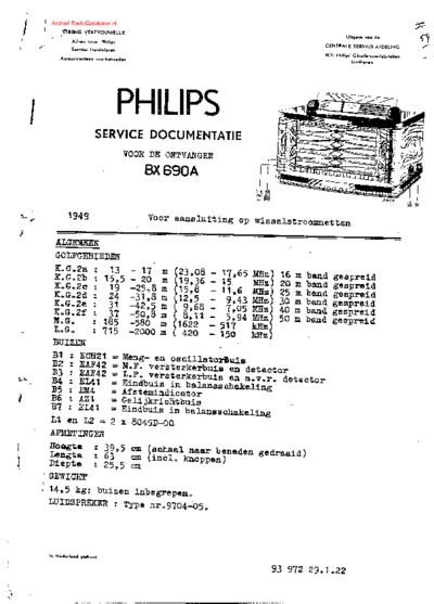 PHILIPS BX690A