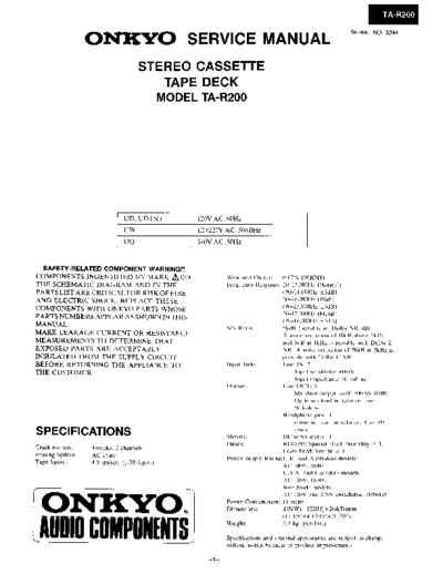 ONKYO TA-R200