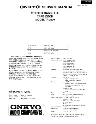 ONKYO TA-2000