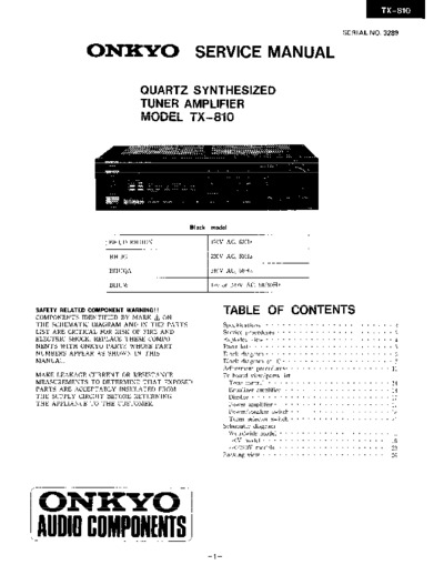 ONKYO TX-810
