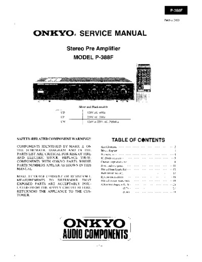 ONKYO P-388-F