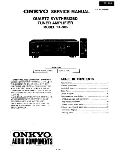 ONKYO TX-905