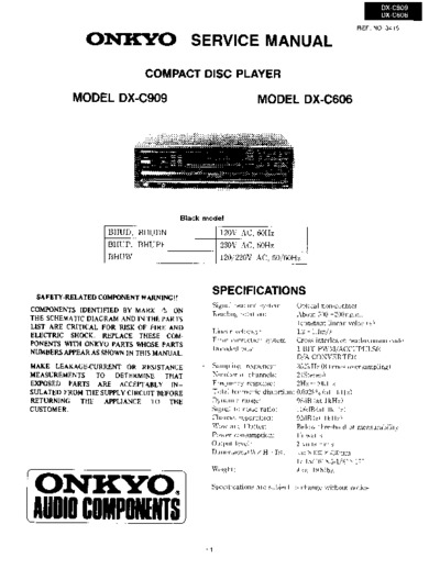 ONKYO DX-C606