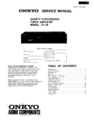 ONKYO TX-18