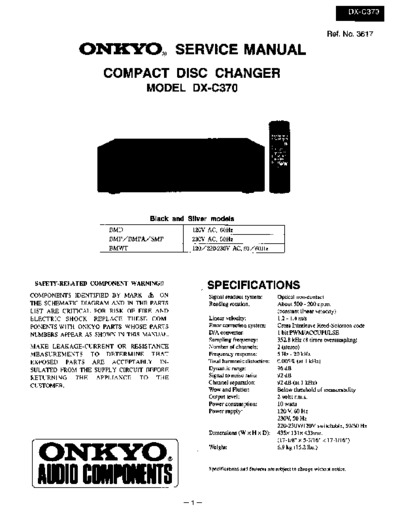 ONKYO DX-C370